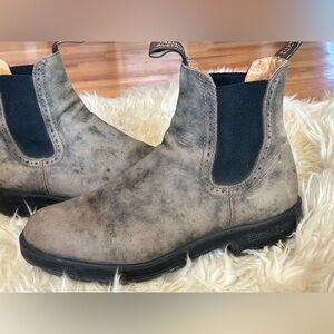 Men's BLUNDSTONE Marbled Leather Chelsea Boots sz US 9